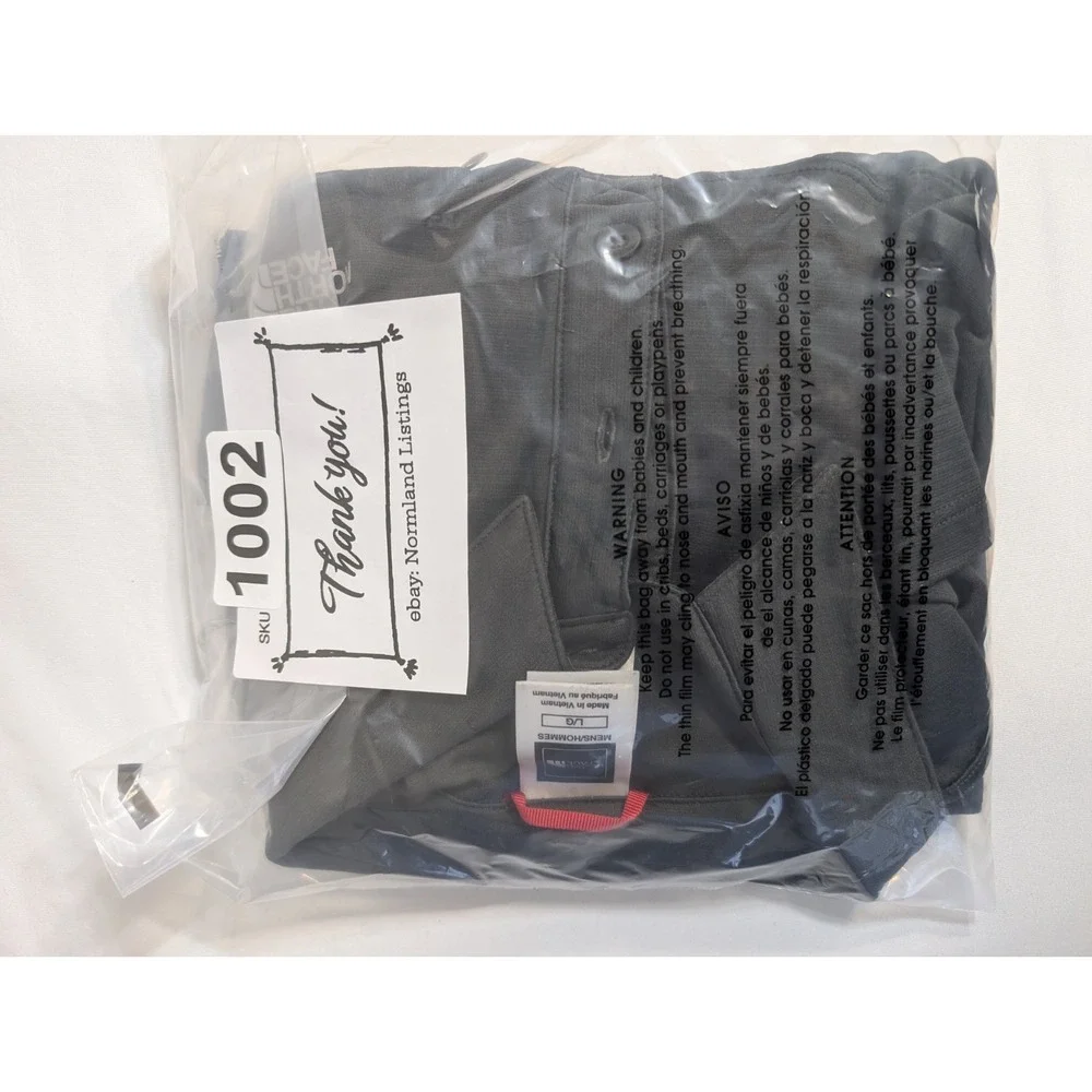 The North Face Men's Polo Shirt Large Dark Gray Vaporwick Performance